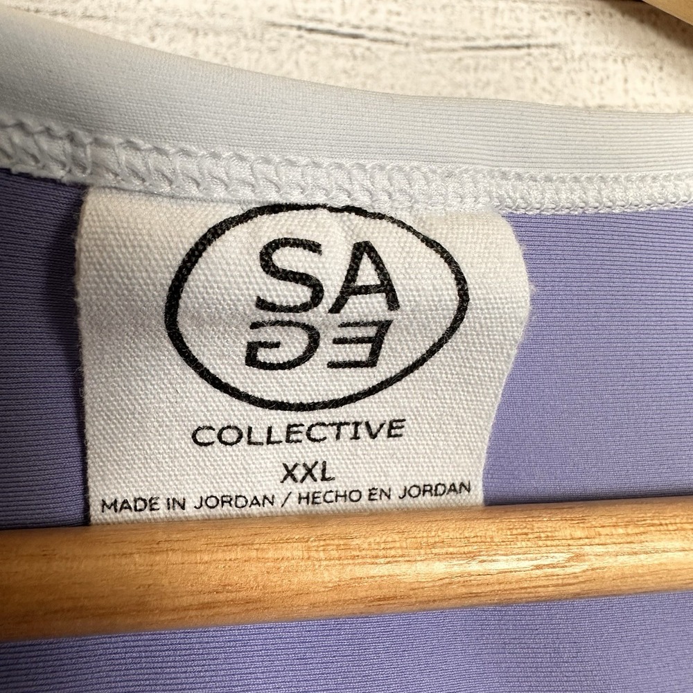SAGE Women's Lined Stretch Active Dress w/ Built In Shorts Size XXL Athletic - Picture 10 of 11